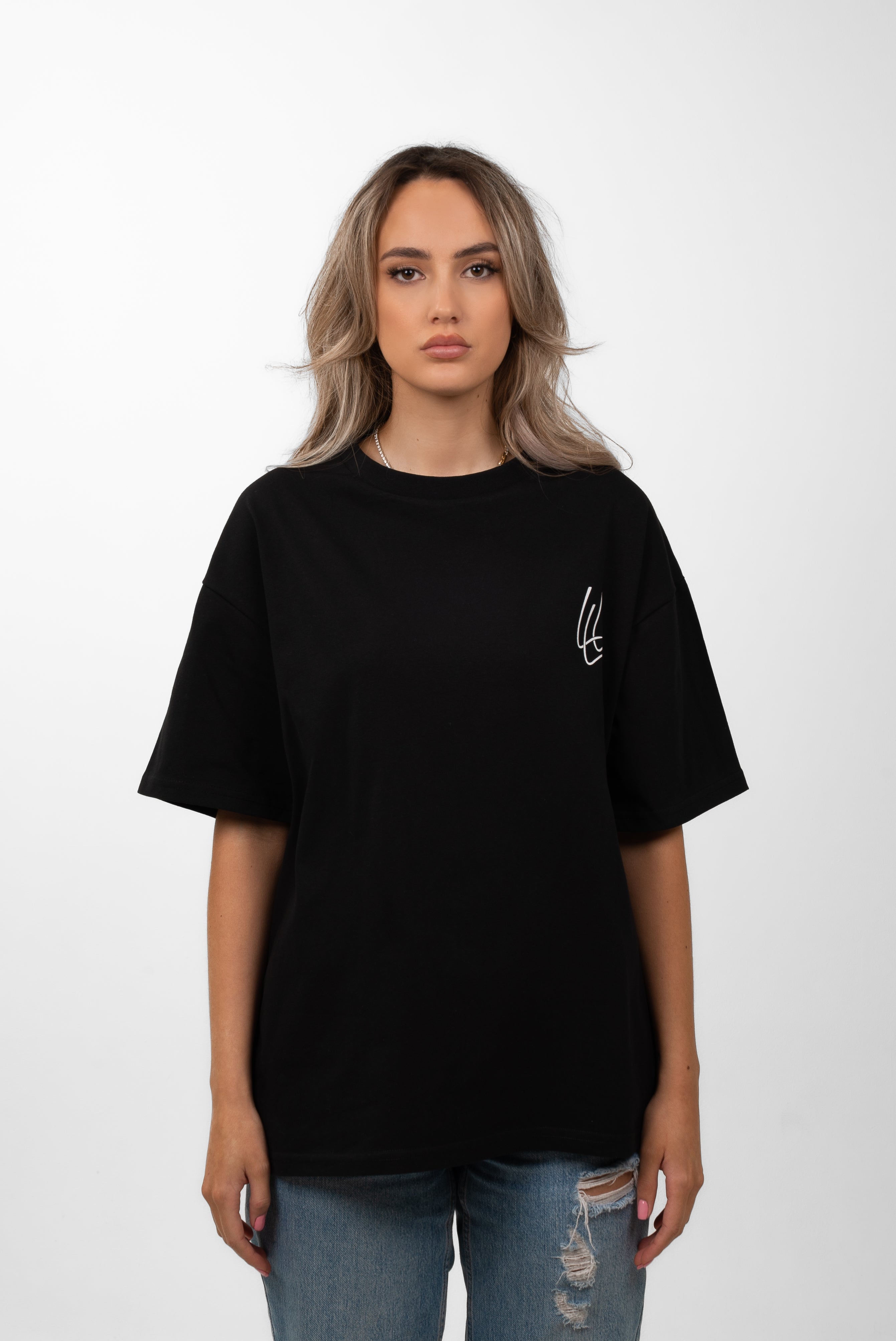 300g Oversized Tee ''Loyalty is all we know'' Schwarz